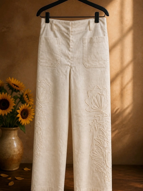Maeve Pants - Anthropology Maevy Cream Pants, Size 27, NWT